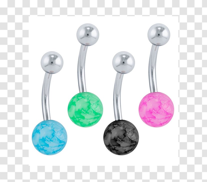 Earring Surgical Stainless Steel Barbell Body Jewellery - Jewelry Transparent PNG