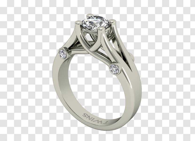Wedding Ring Silver Engagement Jewellery Transparent PNG