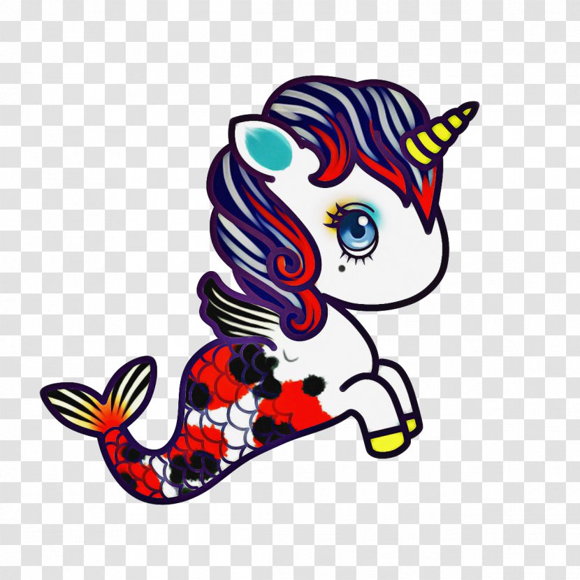 Animal Cartoon - Horse - Sticker Temporary Tattoo Transparent PNG