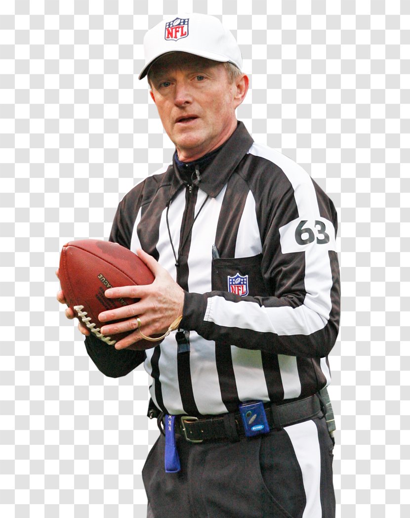 Jerry Seeman NFL American Football Official Association Referee - Protective Gear In Sports Transparent PNG