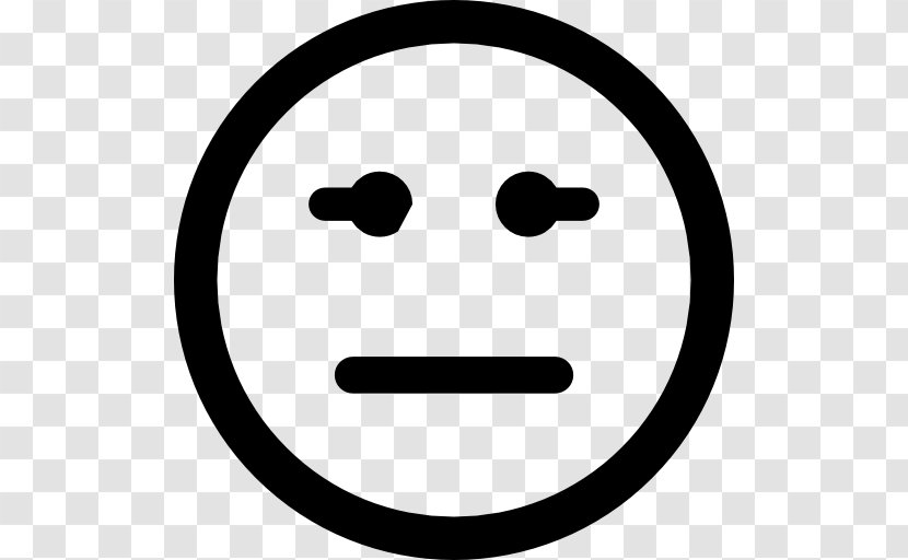 Smiley Emoticon Download - Black And White - Square Transparent PNG