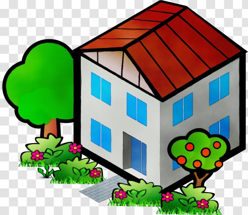 Clip Art House Shed Home Roof - Building Transparent PNG
