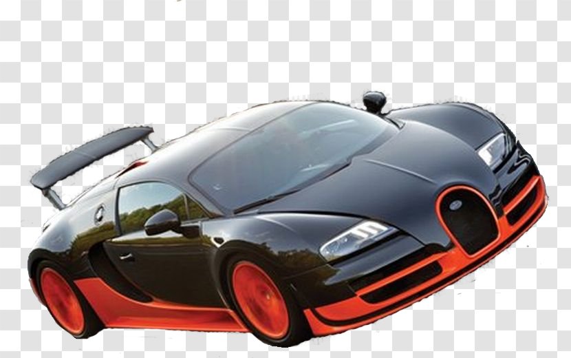 2010 Bugatti Veyron Sports Car 16.4 Super Sport - Automotive Design Transparent PNG