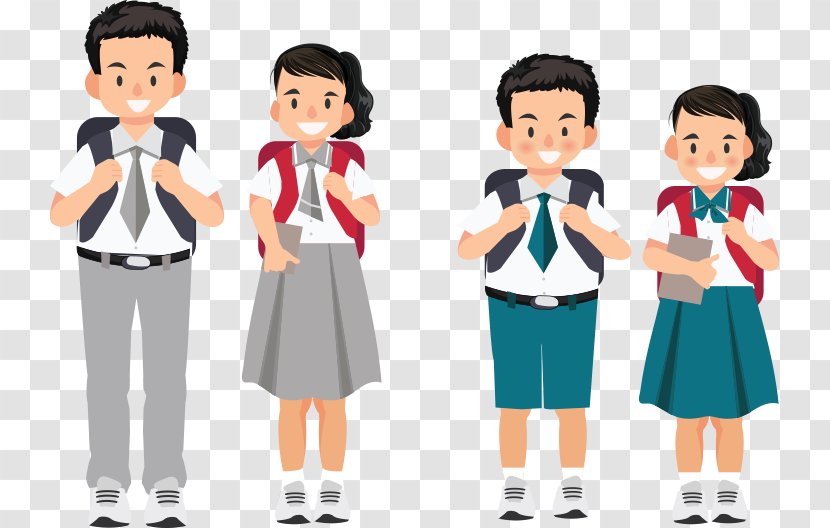 School Uniform Clothing Student - Cartoon - Animated Transparent PNG