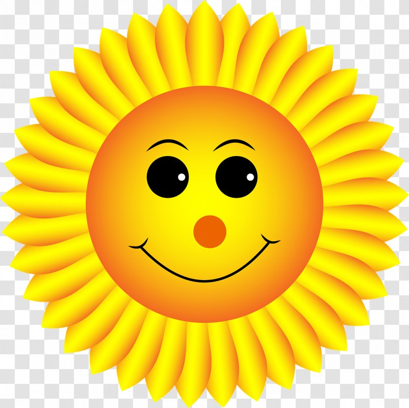 Smiley Emoticon Clip Art - Happiness - Smile Sunflower Transparent PNG