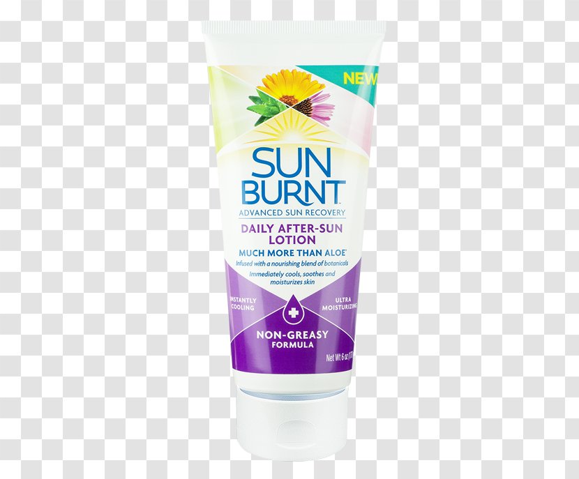 Sunscreen Lotion Cream SunBurnt Advanced Sun Recovery After-Sun Gel - After Transparent PNG