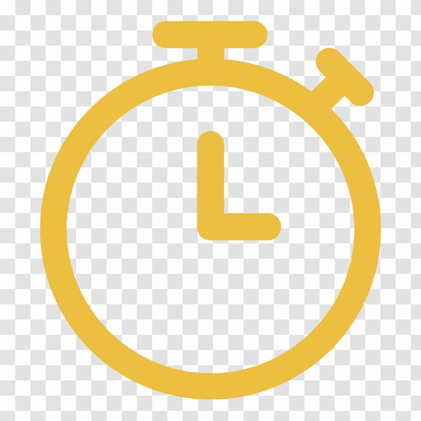 Web Hosting Service Timer Countdown Digital Clock - Yellow - Symbol Transparent PNG
