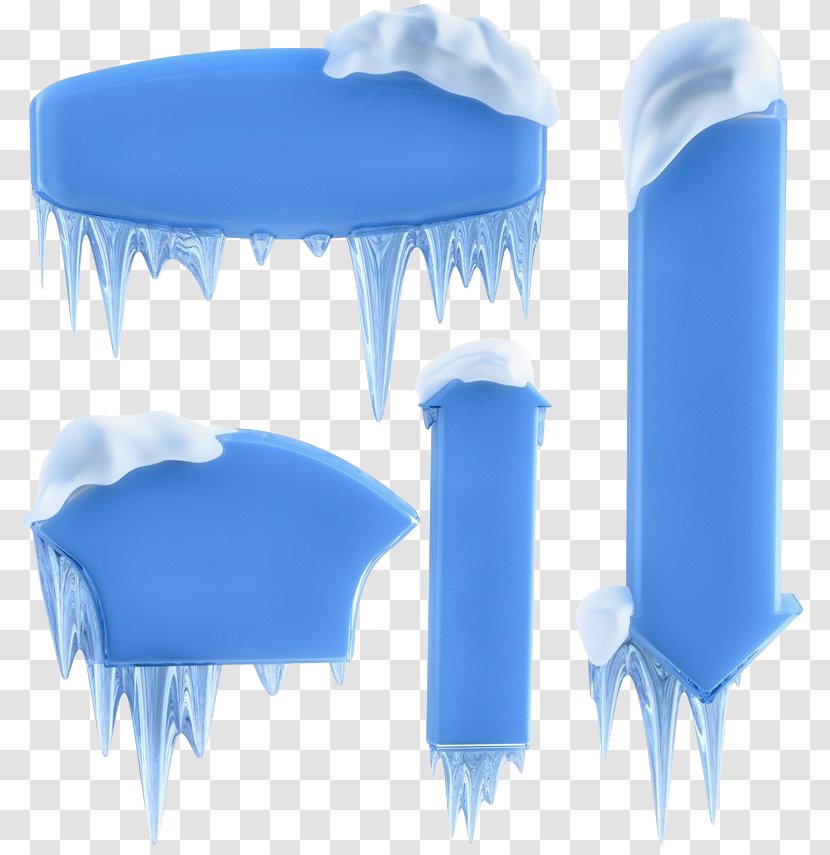 Icicle Winter Stock Photography Illustration Snow - Furniture - Title Banner Transparent PNG