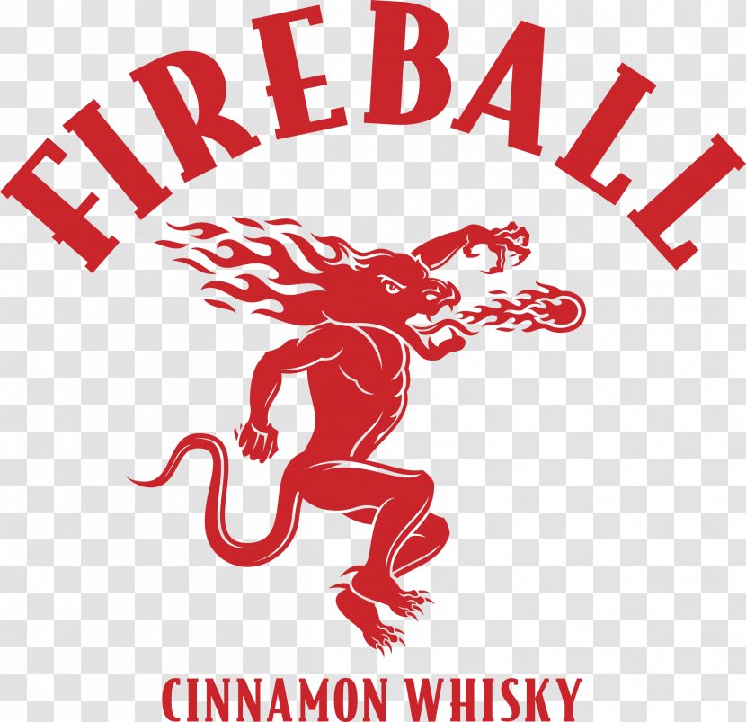 Fireball Cinnamon Whisky Bourbon Whiskey Distilled Beverage Canadian - Tree - Cartoon Transparent PNG