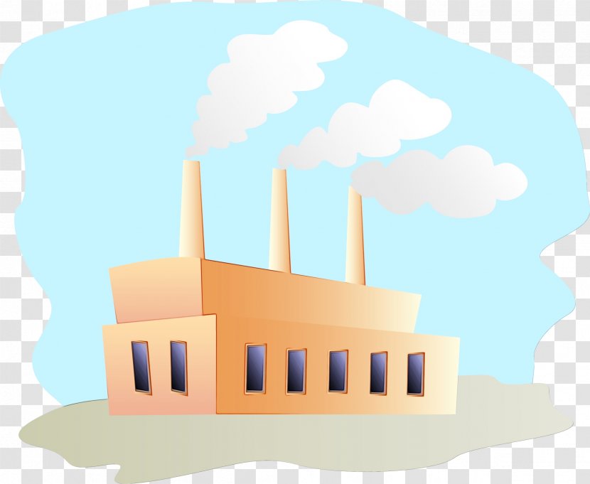 Clip Art Cartoon Architecture - Watercolor Transparent PNG