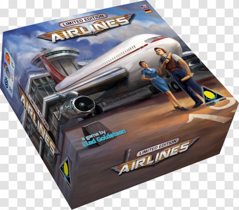 Airlines Airplane Board Game - Scale Model Transparent PNG