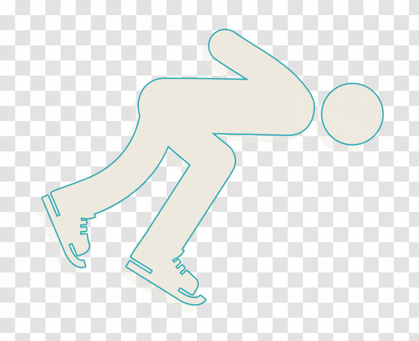 Humans 2 Icon Ice Skating Man Icon Sports Icon Transparent PNG