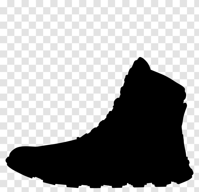 Shoe Walking Font Silhouette Black M Transparent PNG