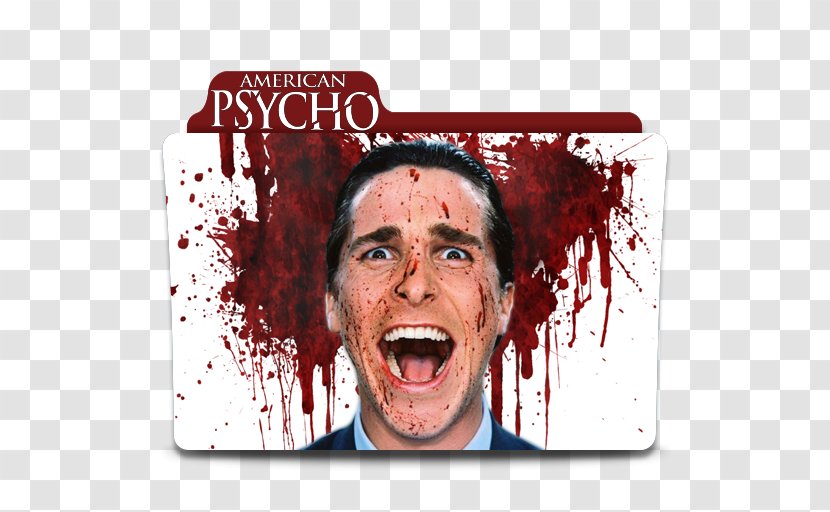 Christian Bale American Psycho Patrick Bateman YouTube Poster - Watercolor - AMERICAN PSYCHO Transparent PNG