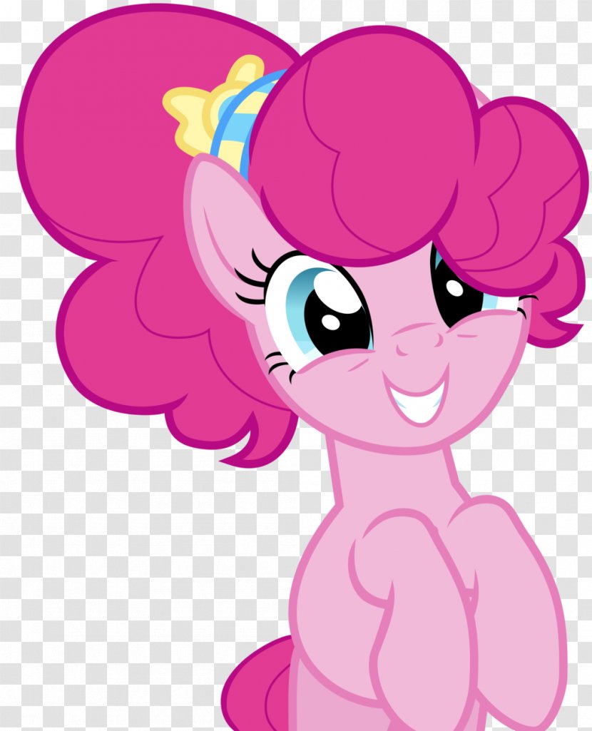 Pinkie Pie Rainbow Dash Pony Applejack Smile - Heart Transparent PNG