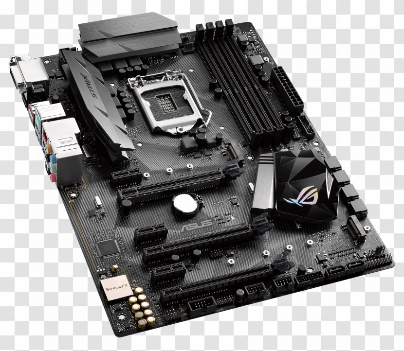 Intel LGA 1151 Motherboard DDR4 SDRAM Republic Of Gamers - Computer Transparent PNG