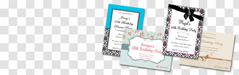 Wedding Invitation Paper Engagement Party Birthday - Vintage Invitations Transparent PNG