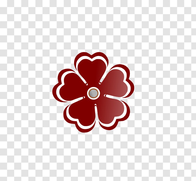 Heart Flower Love Clip Art - Shapes Pictures Transparent PNG