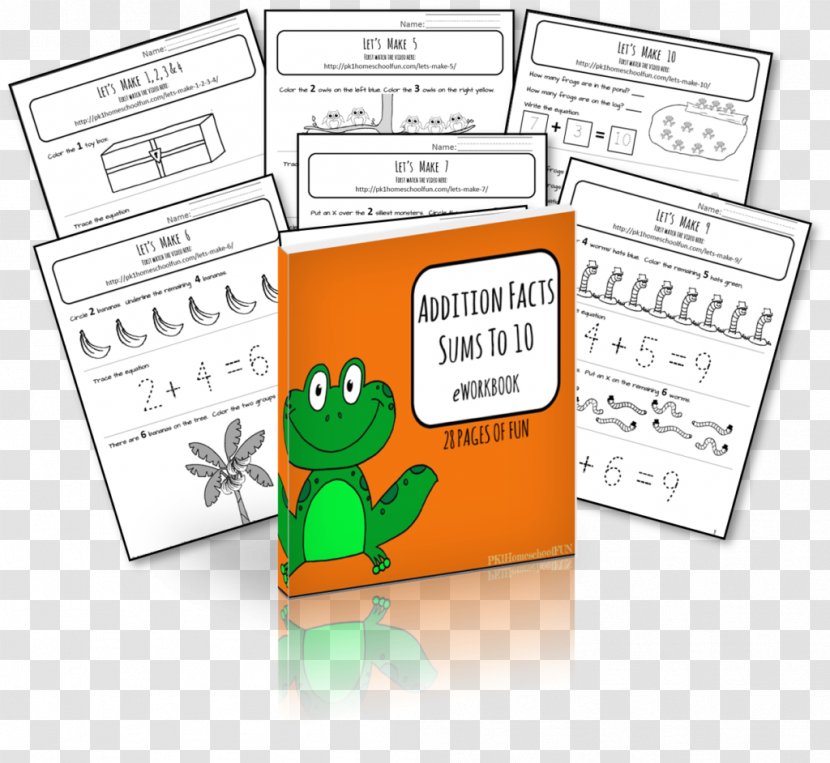 My Book Of Addition Mathematics School Second Grade Learning - Promotion Transparent PNG