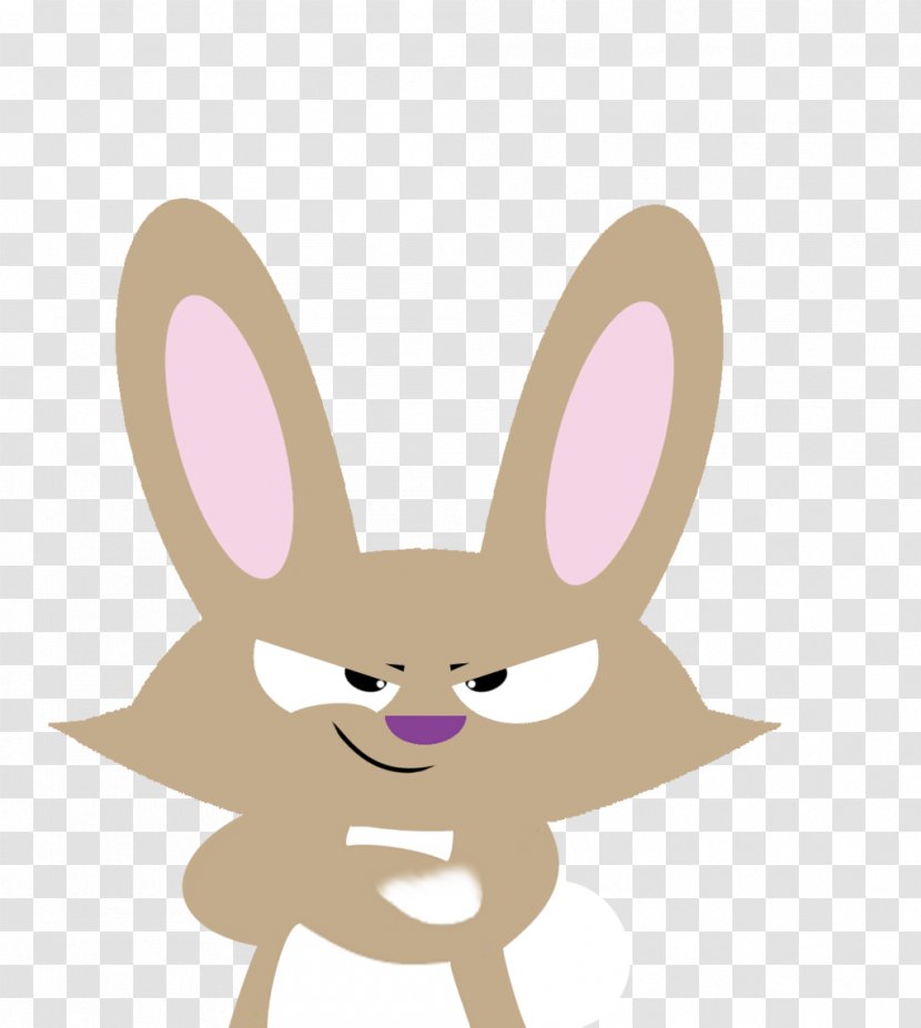 Domestic Rabbit Hare Easter Bunny Whiskers - Carnivoran Transparent PNG