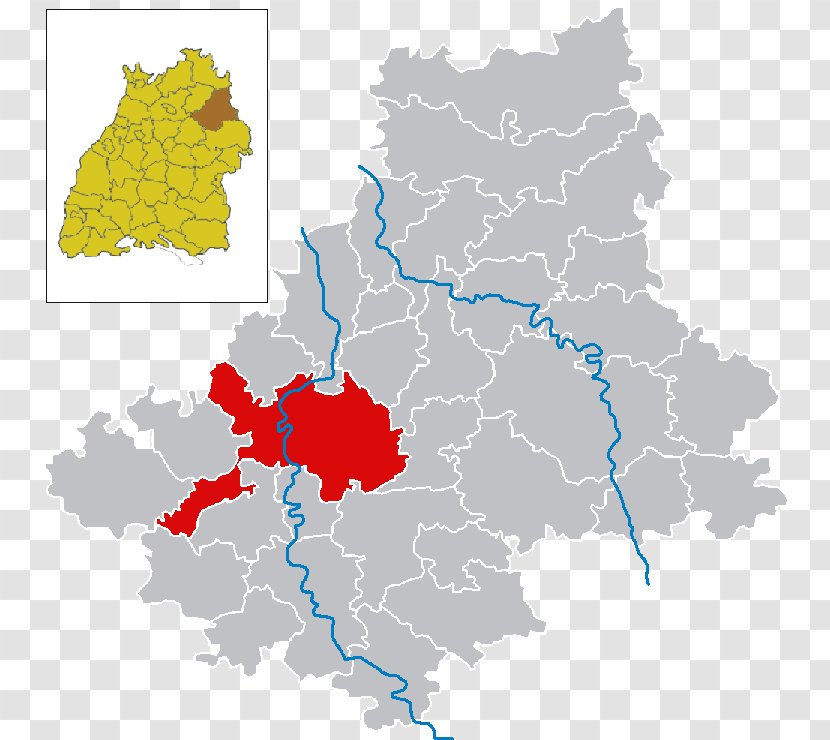 Locator Map Wallhausen Braunsbach Ruppertshofen - Area Transparent PNG