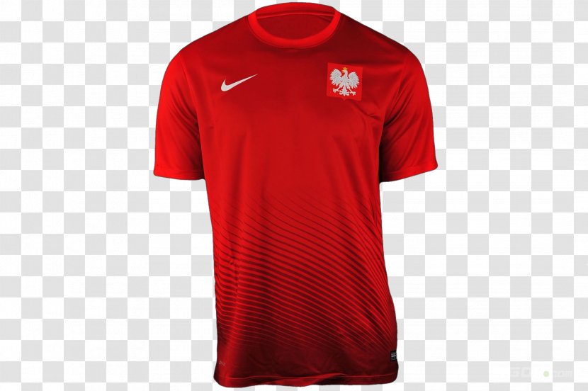 T-shirt UEFA Euro 2016 Poland National Football Team Sports Fan Jersey - Top Transparent PNG