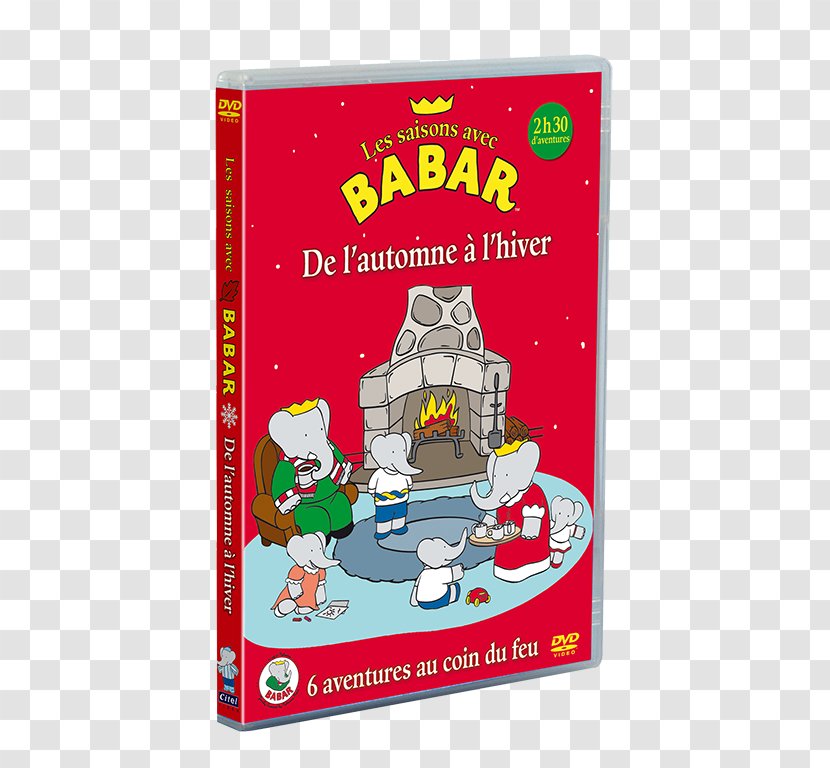 Babar The Elephant Family Time Winter France Season - King Of Elephants Transparent PNG