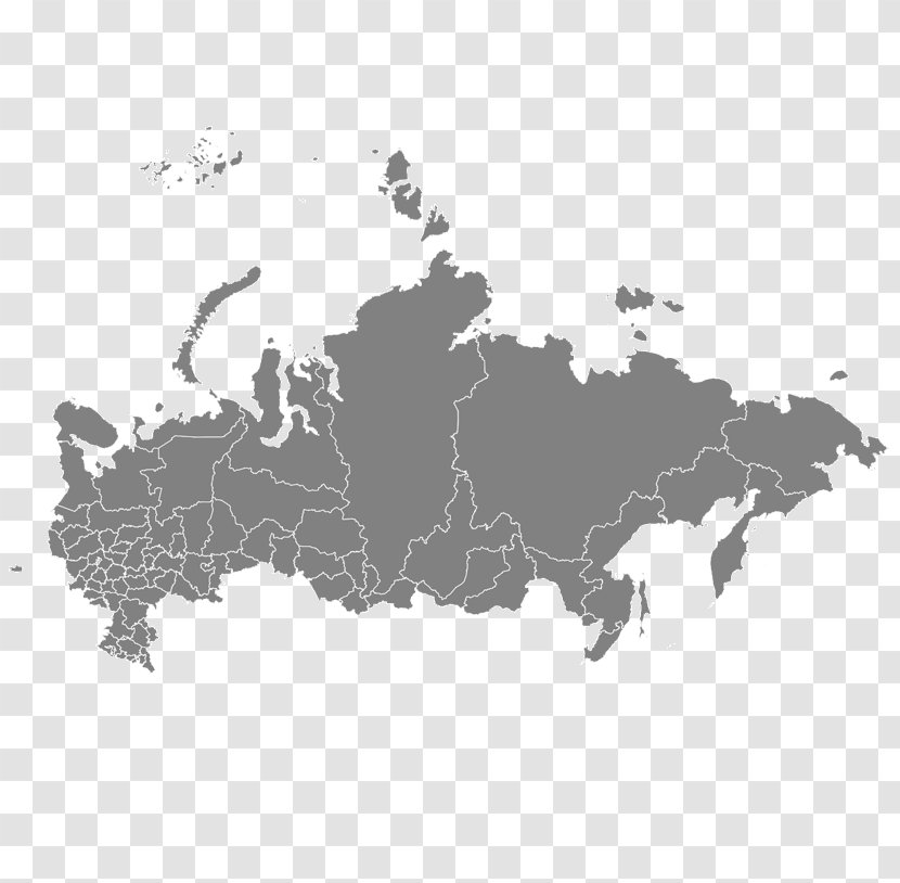 Russia Vector Graphics Map Illustration Transparent PNG