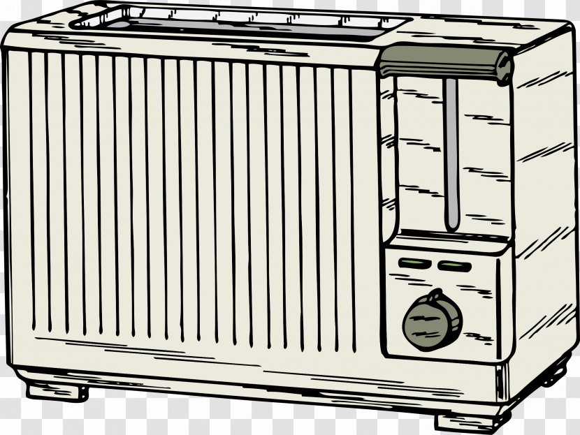Toaster Oven Clip Art - Kitchen Appliance - Toast Transparent PNG