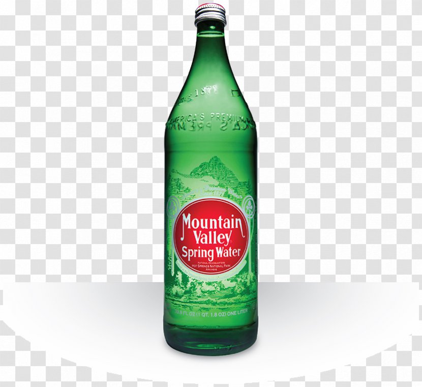 Glass Bottle Mountain Valley Spring Water Beer Bottled - Drainage Basin Transparent PNG