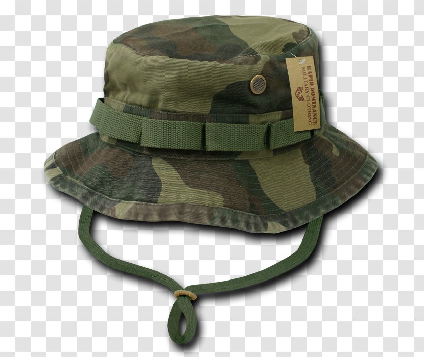 Boonie Hat Military Camouflage U.S. Woodland - Multiscale Transparent PNG