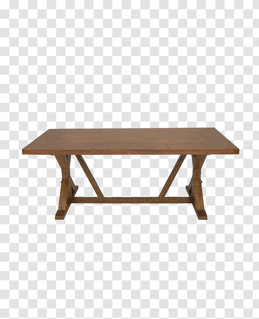 Trestle Table Furniture Oak Dining Room - Garden - Top Transparent PNG