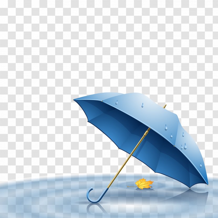 Umbrella Rain Adobe Illustrator - Blue Transparent PNG