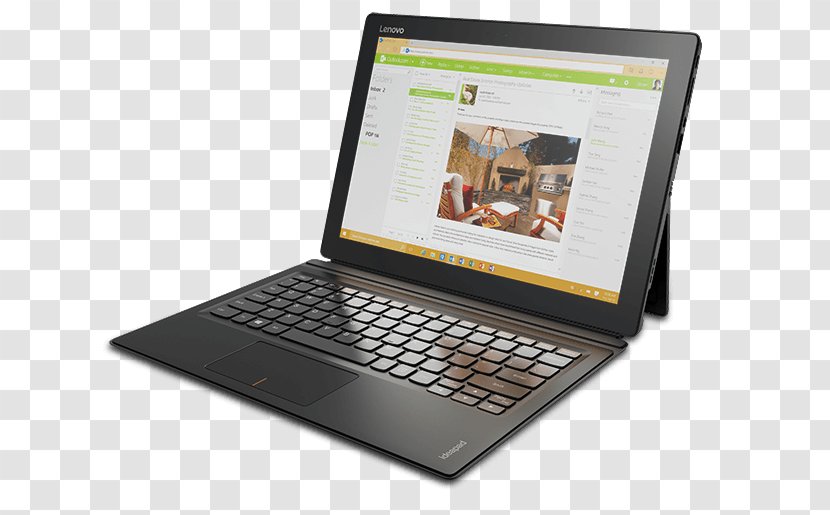 Laptop Lenovo IdeaPad Miix 700 2-in-1 PC - Computer Hardware Transparent PNG