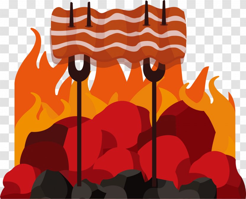 Barbecue Grill Bacon Beefsteak Roasting Meat - Beef - Baked Transparent PNG
