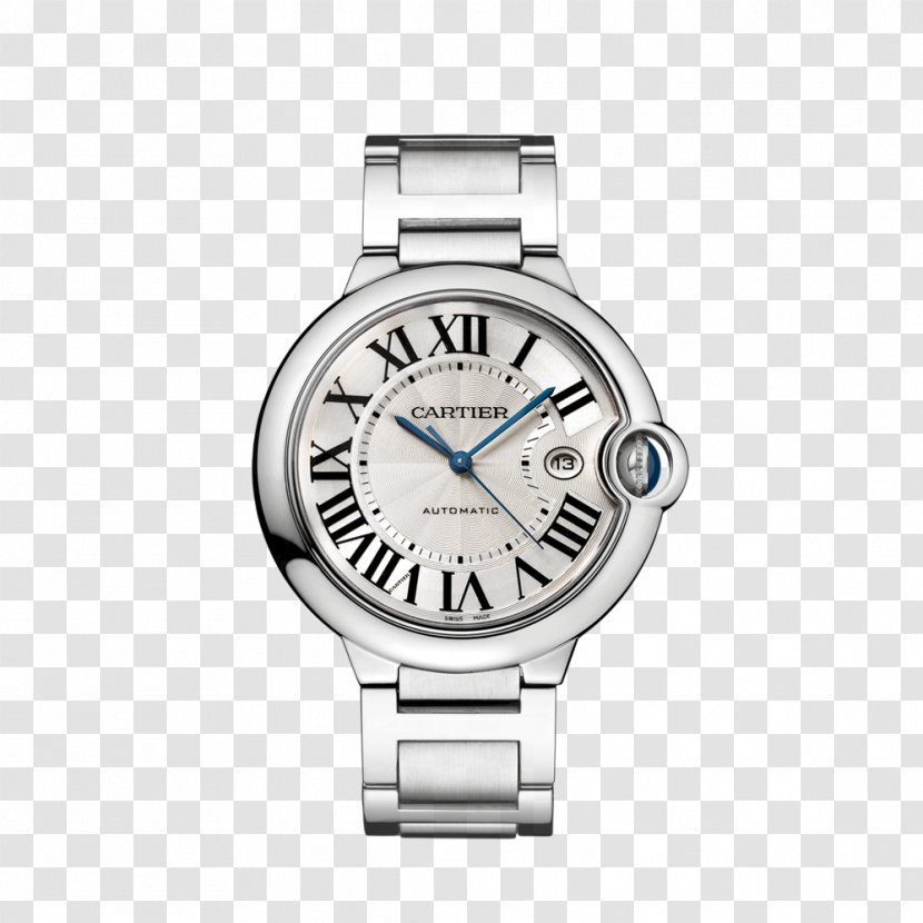 Cartier Ballon Bleu Automatic Watch Jewellery - Silver Transparent PNG