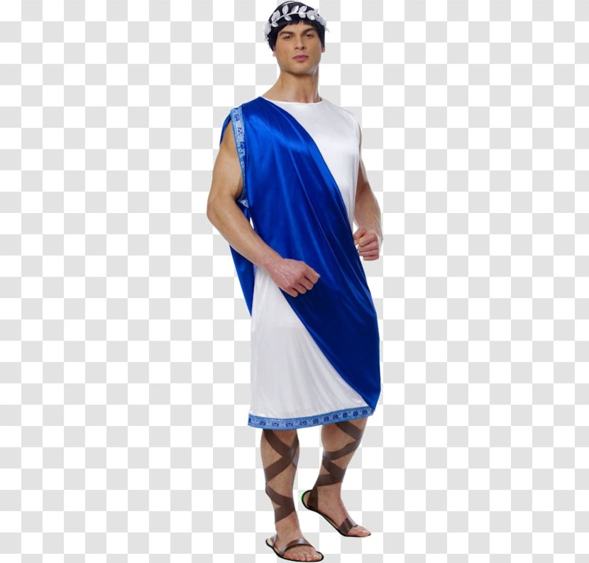 Costume Clothing Greek Dress Ancient Rome Julius Caesar - Halloween Transparent PNG