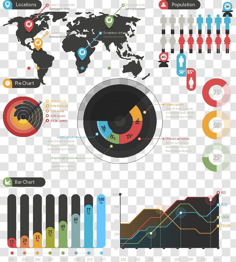 World Map Illustration - Depositphotos - Ppt Infographic Transparent PNG