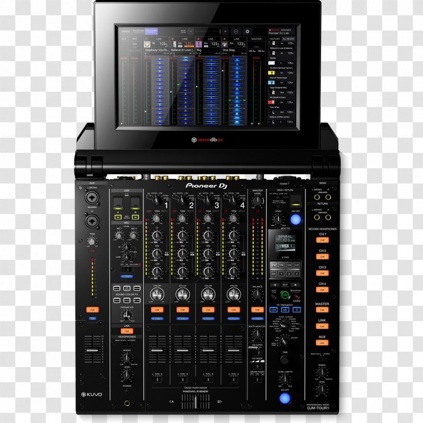 DJM CDJ Disc Jockey Pioneer DJ Audio Mixers - Silhouette - Frame Transparent PNG