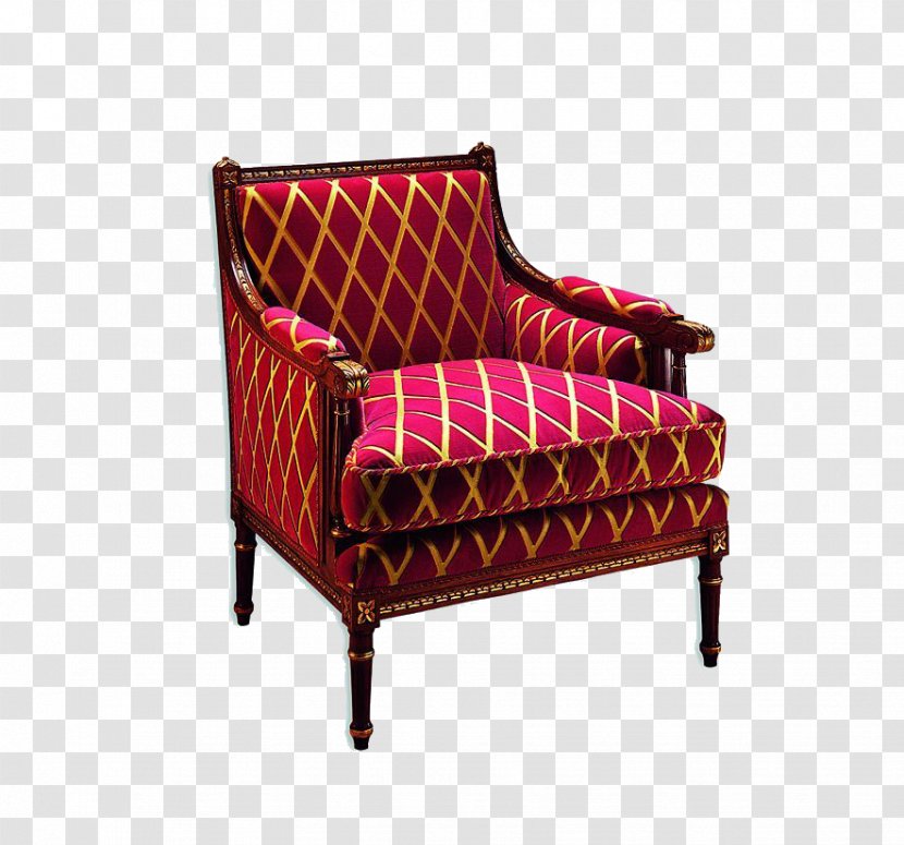 Wing Chair Furniture Deckchair Chaise Longue - Studio Couch Transparent PNG