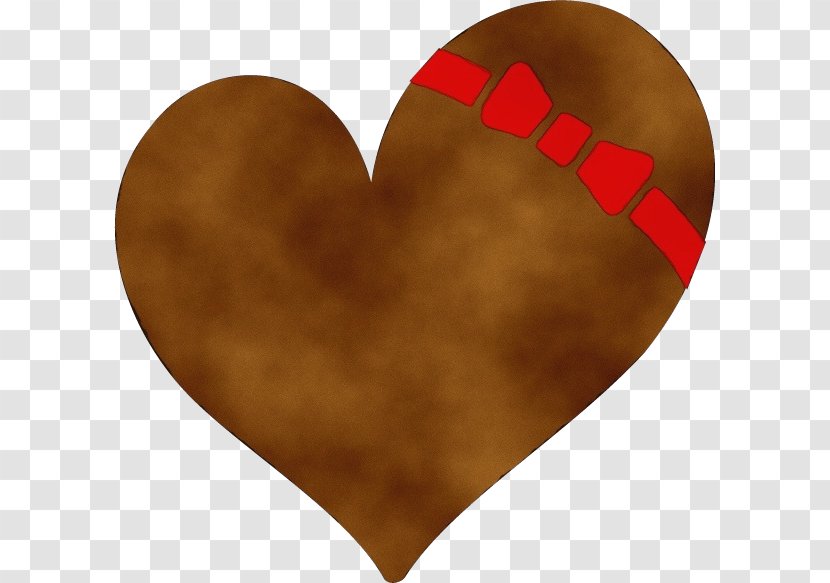 Heart Brown Love Sticker - Gesture Symbol Transparent PNG
