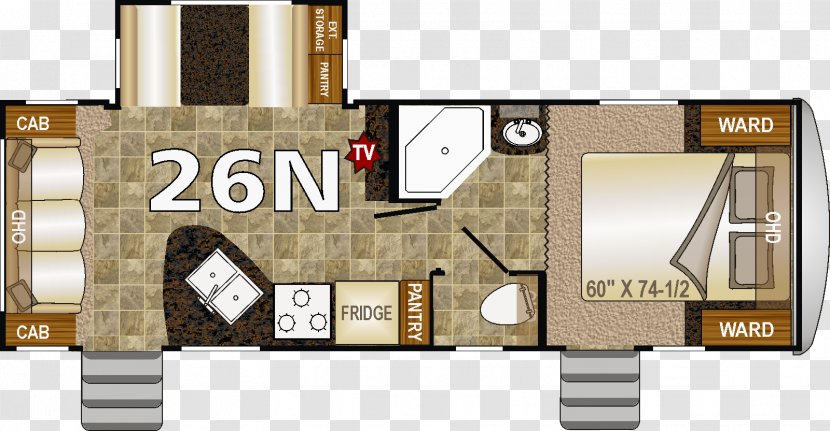 Floor Plan Caravan Tee-Pee Trade & R V Centre Ltd Campervans Wiring Diagram - Truck - Guaranty Transparent PNG