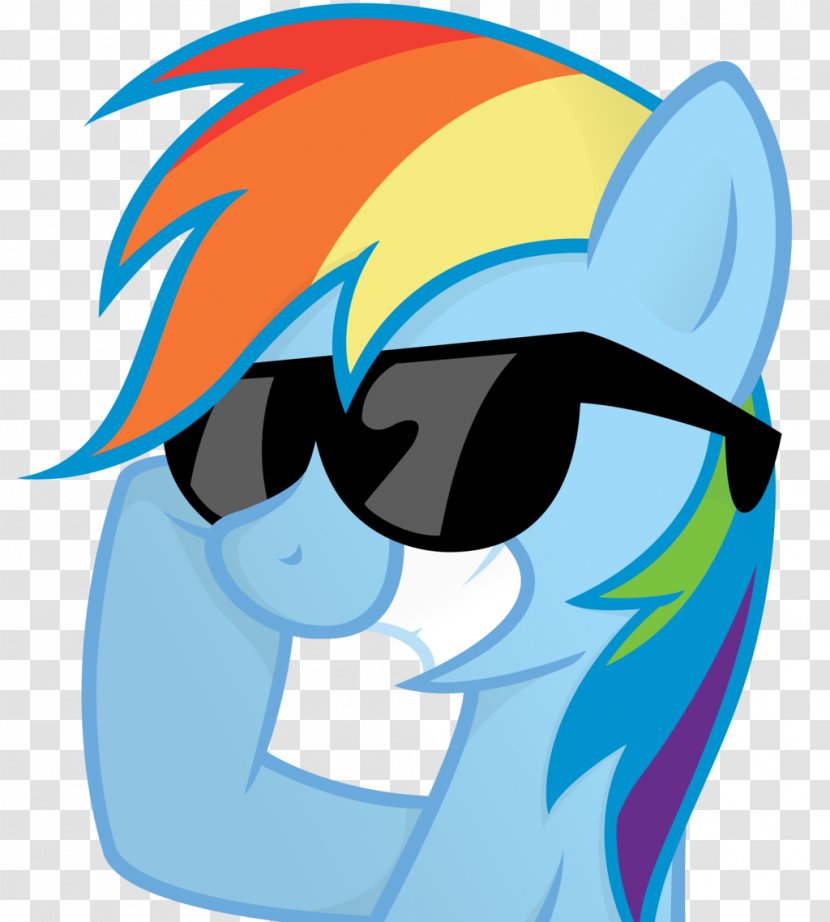 Rainbow Dash Pinkie Pie Sunglasses Applejack My Little Pony Transparent PNG
