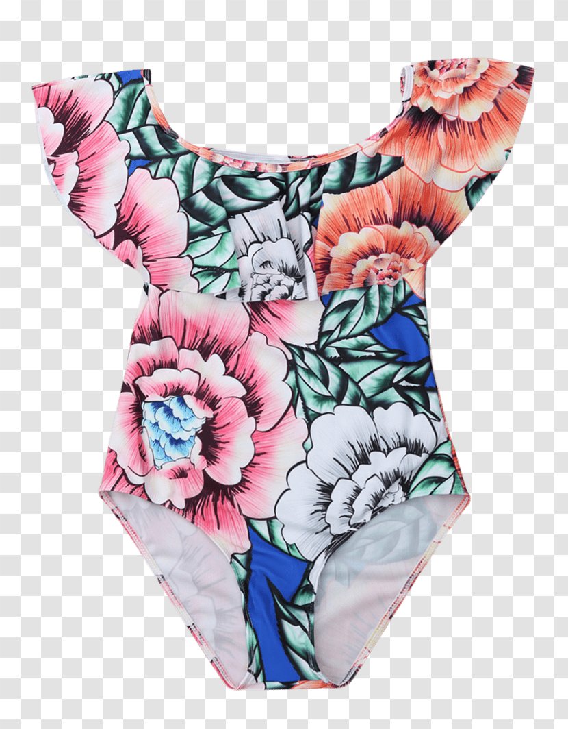 Sleeve Dress Clothing Shoulder Swimsuit - Watercolor Transparent PNG