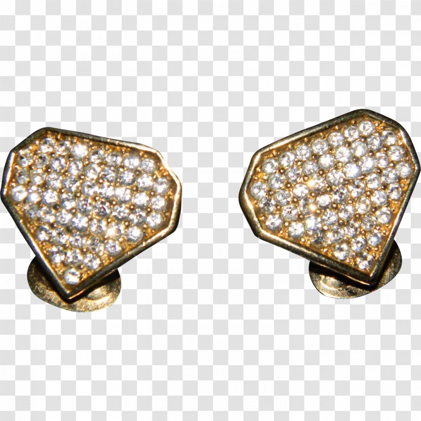 Earring Christian Dior SE Crystal Product Design Swarovski AG - Silver Transparent PNG