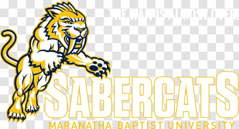 Maranatha Baptist University Sabercats Football Tiger - Area Transparent PNG
