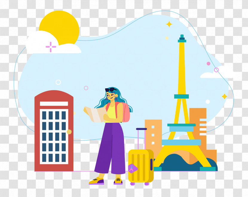 Paris Travel Transparent PNG