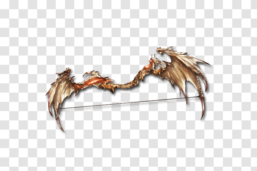 Granblue Fantasy Rage Of Bahamut Bow Weapon - Wing Transparent PNG
