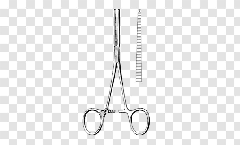 Hemostat Tweezers Surgery Hemostasis Forceps - Ocher Transparent PNG