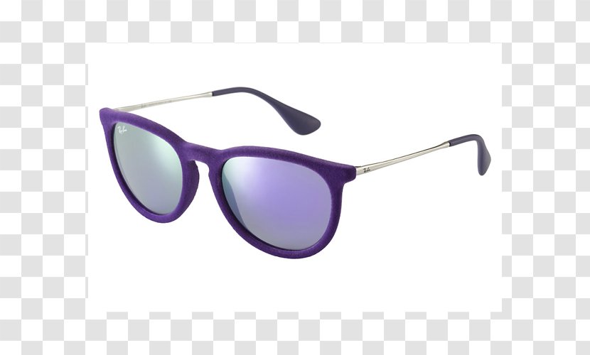 Sunglasses Ray-Ban Erika Classic Clothing - Magenta Transparent PNG